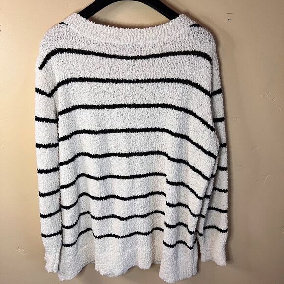 Vince‎ Camuto Womens Oversized Striped Nautical Sweater Soft Size 1X - Picture 5 of 5
